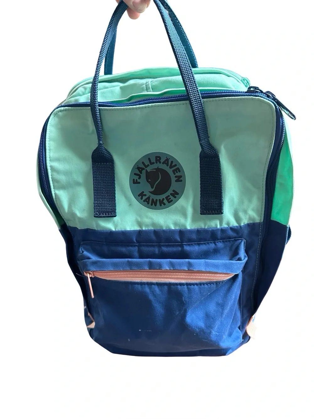 Fjällräven Kånken Art Laptop Backpack in the Coast Line-Sky 15in Water Repellent - Picture 2 of 11
